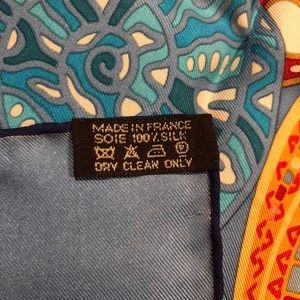 Authentic 100% silk Hermes Reves D’Escargot